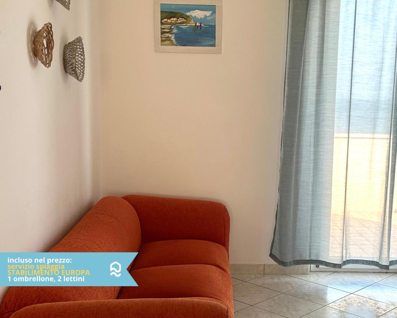 Rs321 - Marcelli, Trilocale Fronte Mare Con Spiaggia Inclusa Extérieur photo