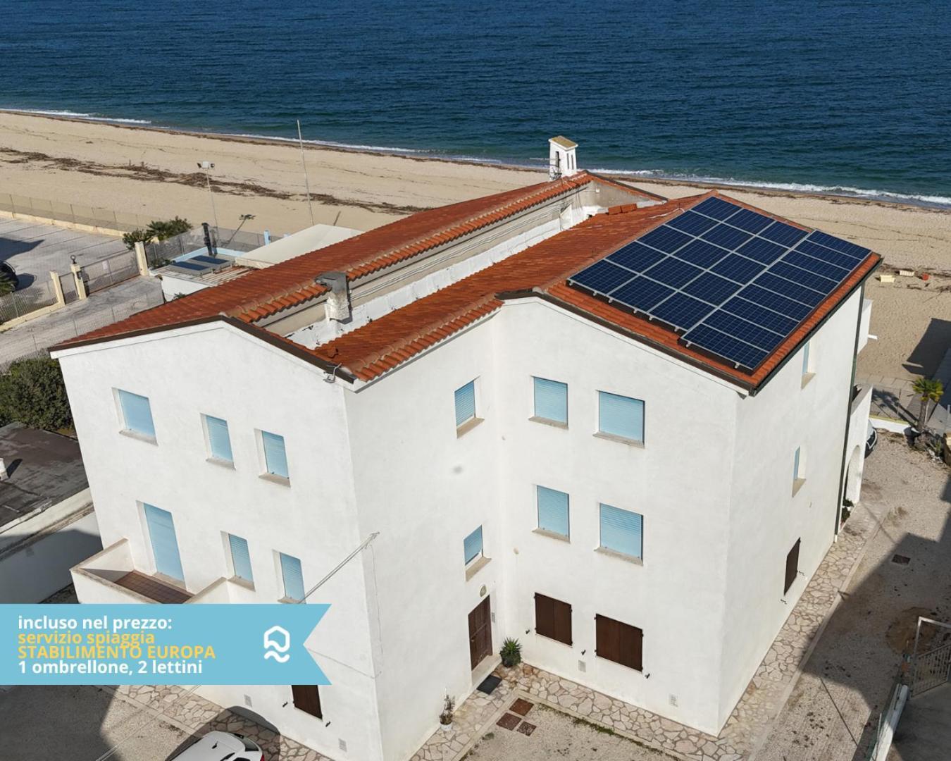 Rs321 - Marcelli, Trilocale Fronte Mare Con Spiaggia Inclusa Extérieur photo